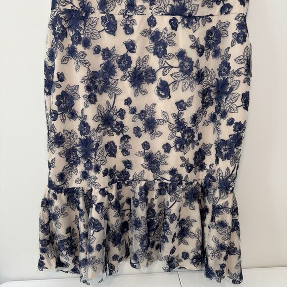 Gal Meets Glam Colection Rosemary Midi Dress Women's Size 20 Floral Embroidered - Picture 5 of 15